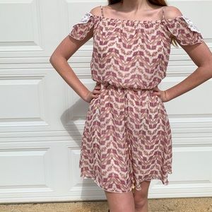 White patterned dress
